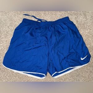 Nike women’s blue soccer shorts slim fit dri fit Nike Laser Woven Short